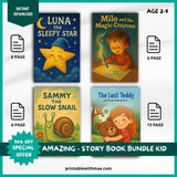 Ultimate Kids Activity & Story Book Bundle – 8 Books + FREE Personalized Diploma